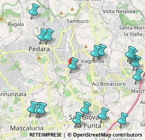 Mappa Via Pietro Maroncelli, 95039 Trecastagni CT, Italia (3.05824)