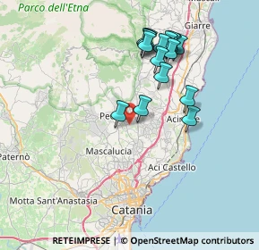 Mappa Via Pietro Maroncelli, 95039 Trecastagni CT, Italia (8.0275)