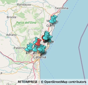 Mappa Via Ospedale, 95025 Aci Sant'Antonio CT, Italia (7.77056)