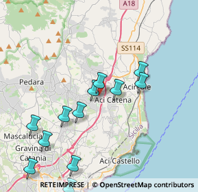 Mappa Via Ospedale, 95025 Aci Sant'Antonio CT, Italia (4.84833)