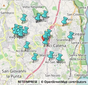 Mappa Via Ospedale, 95025 Aci Sant'Antonio CT, Italia (2.135)
