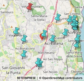 Mappa Via Ospedale, 95025 Aci Sant'Antonio CT, Italia (2.861)