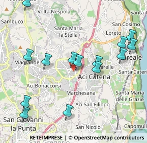 Mappa Via Ospedale, 95025 Aci Sant'Antonio CT, Italia (2.57929)