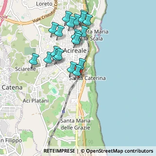 Mappa Viale Libertà, 95024 Acireale CT, Italia (1.0925)