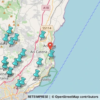 Mappa Via Libertà, 95024 Acireale CT, Italia (7.39765)