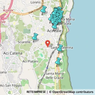 Mappa Via Ettore Maiorana, 95024 Acireale CT, Italia (1.275)