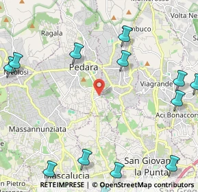 Mappa Via Giuseppe Verdi, 95030 Pedara CT, Italia (3.54538)