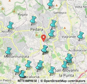 Mappa Via Giuseppe Verdi, 95030 Pedara CT, Italia (3.107)