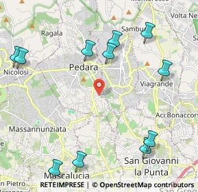 Mappa Via Giuseppe Verdi, 95030 Pedara CT, Italia (3.01818)