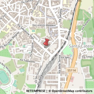 Mappa Via Salvatore Vigo, 44, 95024 Acireale, Catania (Sicilia)