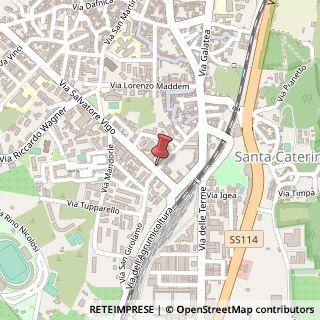 Mappa Via Salvatore Vigo, 95024 Acireale, Catania (Sicilia)