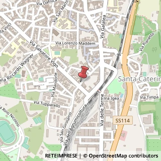 Mappa Via SS. Crocifisso, 100, 95024 Acireale, Catania (Sicilia)