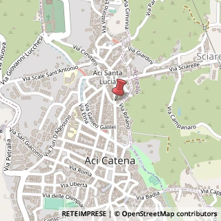 Mappa Via Vittorio Emanuele, 124, 95022 Aci Catena CT, Italia, 95022 Aci Catena, Catania (Sicilia)