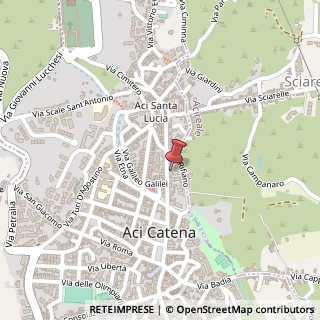 Mappa Via Vittorio Emanuele, 99, 95022 Aci Catena, Catania (Sicilia)