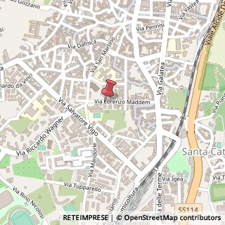 Mappa Via Lorenzo Maddem, 87, 95024 Acireale, Catania (Sicilia)