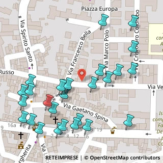 Mappa Via Francesco Bella, 95025 Aci Sant'Antonio CT, Italia (0.07778)