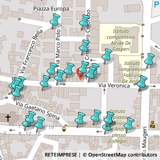 Mappa Via Marco Polo, 95025 Aci Sant'Antonio CT, Italia (0.07778)