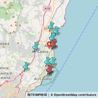 Mappa Via Salvatore Vigo, 95024 Acireale CT, Italia (3.23923)