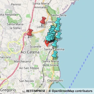 Mappa Via Salvatore Vigo, 95024 Acireale CT, Italia (1.077)