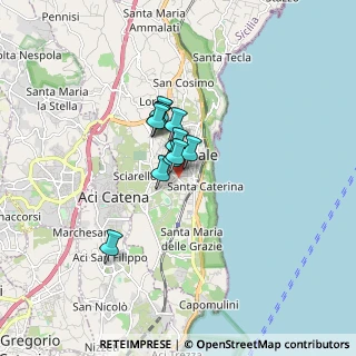 Mappa Via Salvatore Vigo, 95024 Acireale CT, Italia (1.02)
