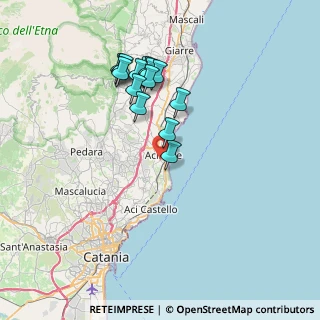 Mappa Via Salvatore Vigo, 95024 Acireale CT, Italia (7.59933)