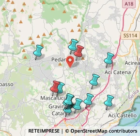 Mappa Via Luigi Longo, 95039 Trecastagni CT, Italia (4.55786)