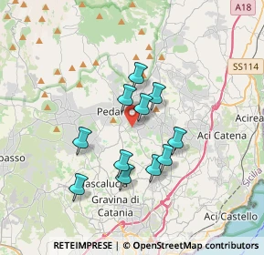 Mappa Via Luigi Longo, 95039 Trecastagni CT, Italia (3.17)