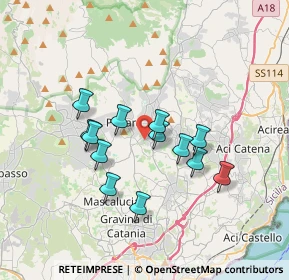 Mappa Via Luigi Longo, 95039 Trecastagni CT, Italia (3.28308)