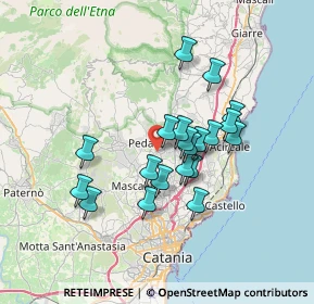 Mappa Via Luigi Longo, 95039 Trecastagni CT, Italia (6.345)
