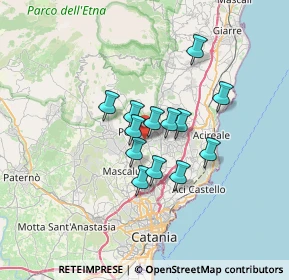 Mappa Via Luigi Longo, 95039 Trecastagni CT, Italia (5.25923)