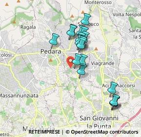 Mappa Via Luigi Longo, 95039 Trecastagni CT, Italia (1.81842)