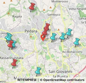 Mappa Via Luigi Longo, 95039 Trecastagni CT, Italia (2.69769)