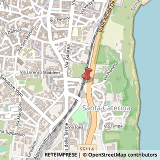 Mappa Via Santa Caterina, 42/B, 95025 Acireale, Catania (Sicilia)