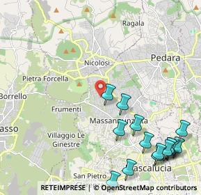 Mappa Via delle Ginestre, 95030 Mascalucia CT, Italia (3.23)
