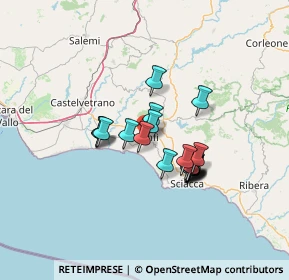 Mappa 92013 Menfi AG, Italia (11.259)