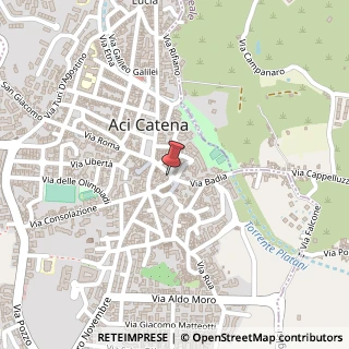 Mappa Via Matrice, 21, 95022 Aci Catena, Catania (Sicilia)