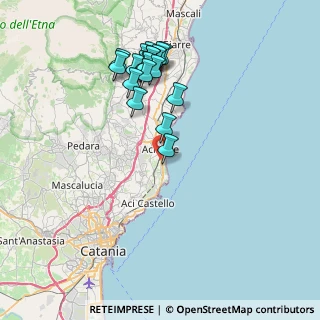 Mappa Via Edmondo de Amicis, 95024 Acireale CT, Italia (8.6785)