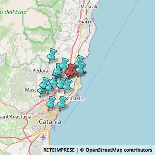 Mappa Via Edmondo de Amicis, 95024 Acireale CT, Italia (5.93059)