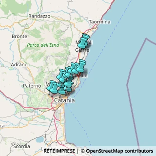 Mappa Via Edmondo de Amicis, 95024 Acireale CT, Italia (9.74842)