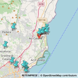 Mappa Via Re Don Giuseppe, 95024 Acireale CT, Italia (5.70417)