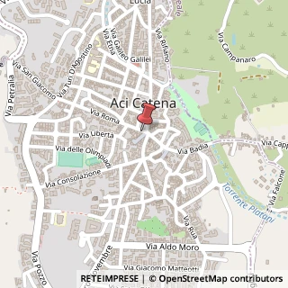 Mappa Via Roma, 2, 95022 Aci Catena, Catania (Sicilia)
