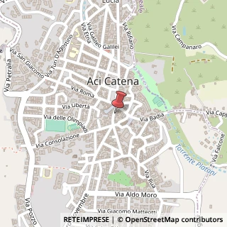 Mappa Via IV Novembre, 27, 95022 Aci Catena, Catania (Sicilia)