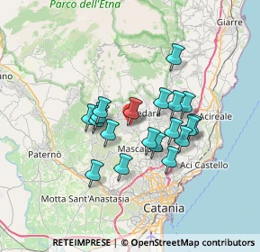 Mappa Via G. Giusti, 95030 Mascalucia CT, Italia (6.11947)