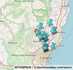 Mappa Via G. Giusti, 95030 Mascalucia CT, Italia (6.26438)