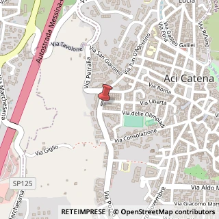 Mappa Via San Maria del Sangue, 28, 95022 Aci Catena, Catania (Sicilia)