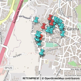 Mappa Via Santa Maria del Sangue, 95022 Aci Catena CT, Italia (0.21259)