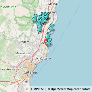 Mappa Via S. Girolamo, 95024 Acireale CT, Italia (8.6305)