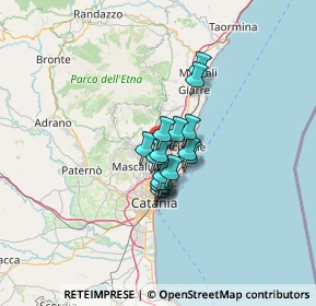 Mappa Via Aldo Moro, 95029 San Giovanni la punta CT, Italia (8.23412)