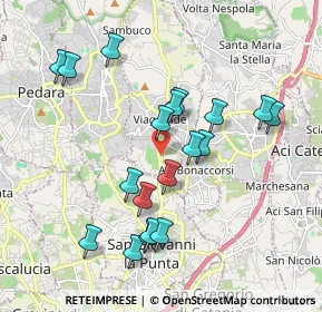 Mappa Via Aldo Moro, 95029 San Giovanni la punta CT, Italia (2.10053)
