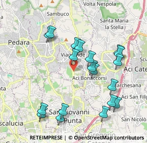 Mappa Via Aldo Moro, 95029 San Giovanni la punta CT, Italia (2.30789)